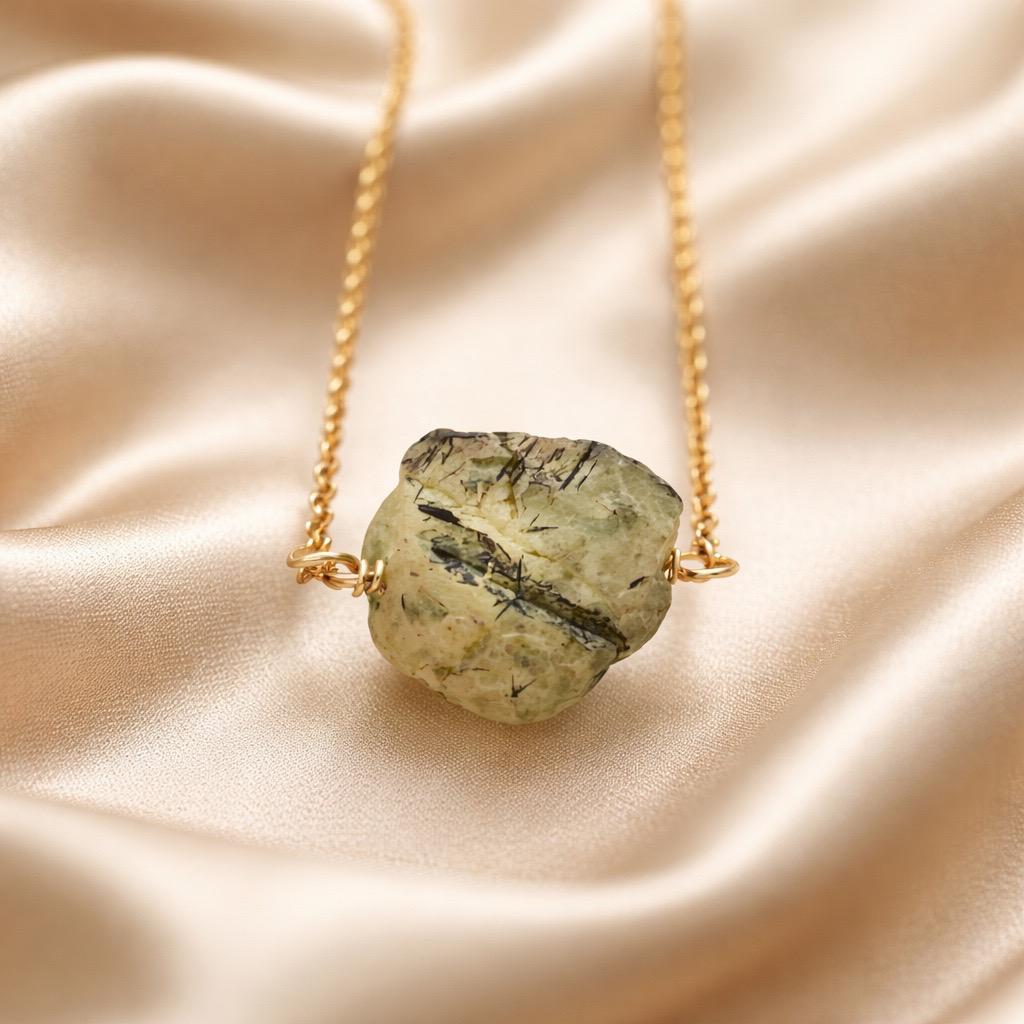 Necklace Raw Natural Stones