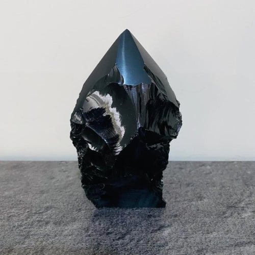 Black Obsidian Stone Pointer Generator