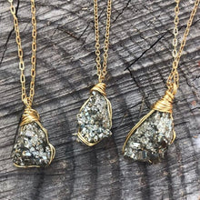 Load image into Gallery viewer, Necklace Pyrite