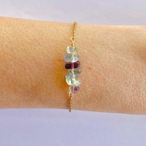 Bracelet Chopped Natural Stones