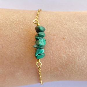 Bracelet Chopped Natural Stones