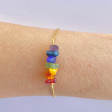 Load image into Gallery viewer, Bracelet Chopped Natural Stones