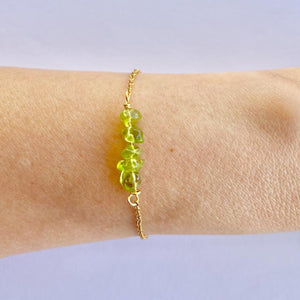 Bracelet Chopped Natural Stones