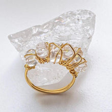 Load image into Gallery viewer, Ring Quartz Crystal