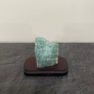 Green Quartz Stone Wood Base