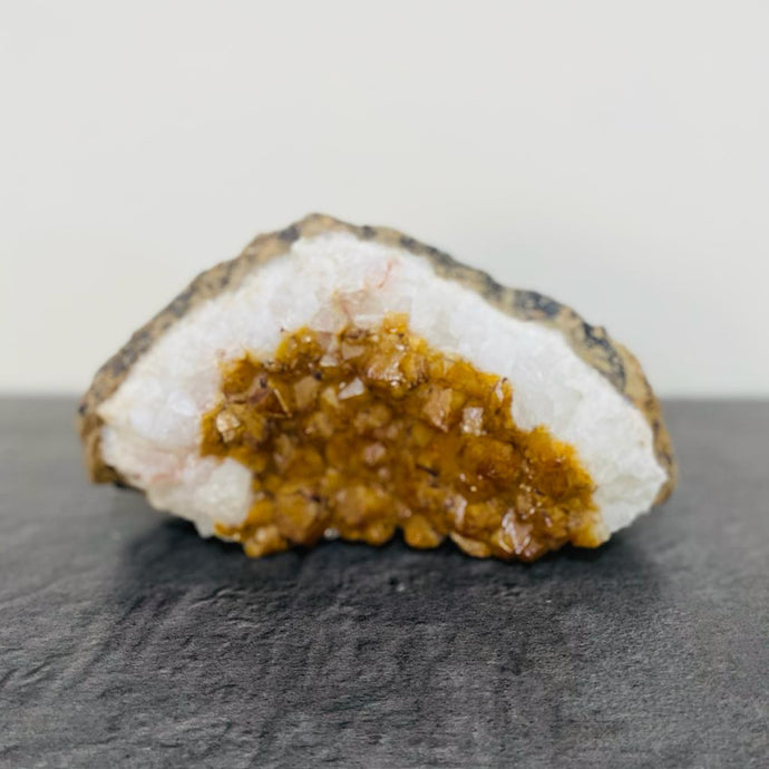 Citrine Geode Stone Big