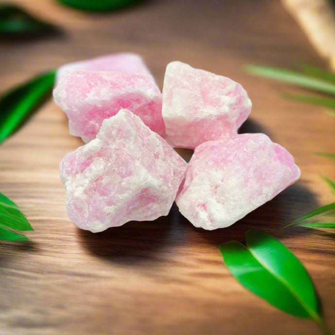 Tumbled Stone Raw Pink Calcite