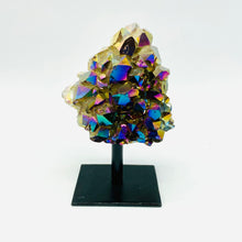 Load image into Gallery viewer, Titanium Quartz Stone Metal Base