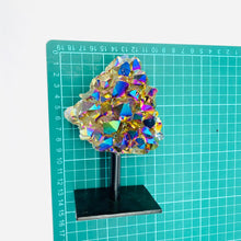 Load image into Gallery viewer, Titanium Quartz Stone Metal Base
