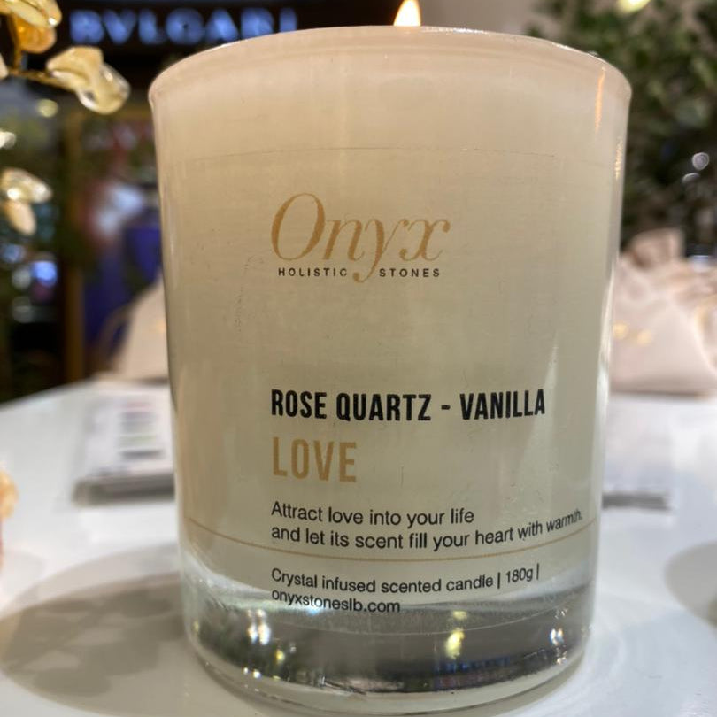Crystal-Infused Candles