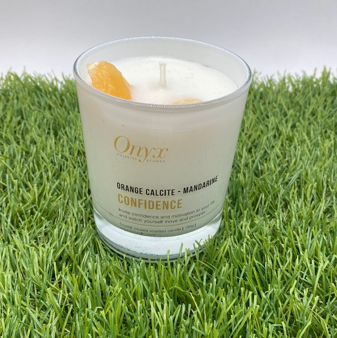 Crystal-Infused Candles