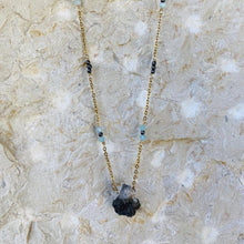 Load image into Gallery viewer, Necklace Druzy with Hematite Beads