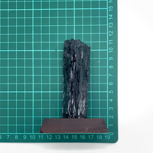 Load image into Gallery viewer, Black Tourmaline Stone Wooden Base