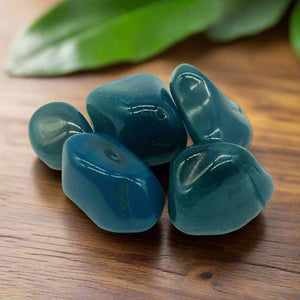 Tumbled Stone Polish Blue Agate