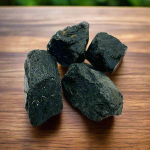 Tumbled Stone Raw Black Tourmaline