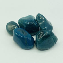 Load image into Gallery viewer, Tumbled Stone Polish Blue Agate