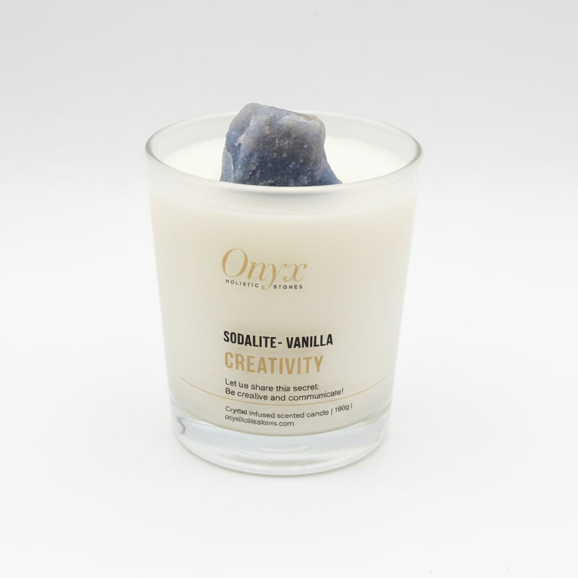 Crystal-Infused Candles