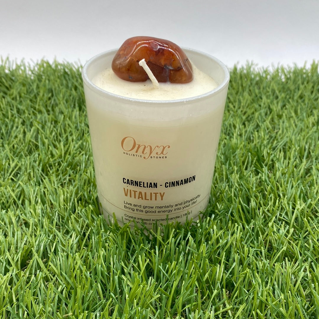 Crystal-Infused Candles