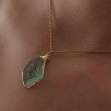 Load image into Gallery viewer, Necklace Green Fluorite