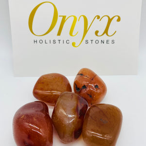 Tumbled Stone Polish Carnelian