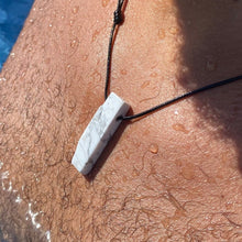 Load image into Gallery viewer, Necklace Leather Stick Stones