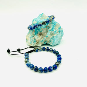 Bracelet Man Lapis Lazuli/Hematite
