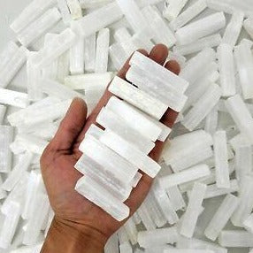 Raw Stones Selenite Sticks