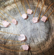 Load image into Gallery viewer, Necklace Rose Quartz