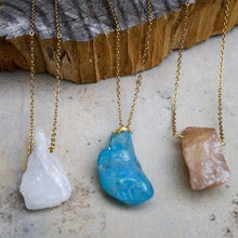Load image into Gallery viewer, Necklace Aura Quartz Long